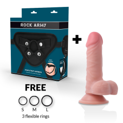 ROCKARMY - ARNES DUAL DENSITY PANZER DILDO REALISTA 17 CM -O- 4.46 CM