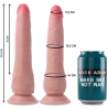 ROCKARMY - ARNÉS DUAL DENSITY CRUSADER DILDO REALISTA 21.5 CM -O- 4.46 CM