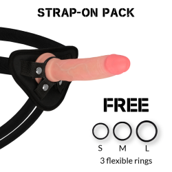 ROCKARMY - HARNESS LIQUID SILICONE DILDO PREMIUM AVENGER 19 CM -O- 3.98 CM