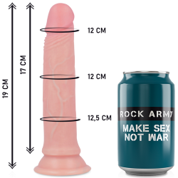 ROCKARMY - HARNESS LIQUID SILICONE DILDO PREMIUM AVENGER 19 CM -O- 3.98 CM