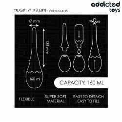 ADDICTED TOYS - LIMPIADOR DE VIAJE SILICONA MODELO 3