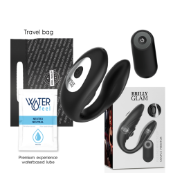 BRILLY GLAM- COUPLE PULSING and VIBRATING CONTROL REMOTO