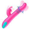 HAPPY LOKY - PLUTO RABBIT VIBRATOR and ROTATOR COMPATIBLE CON WATCHME WIRELESS TECHNOLOGY