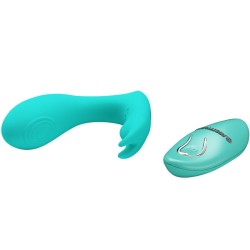 PRETTY LOVE - IDABELLE VIBRATION and PULSATION CONTROL REMOTO AZUL