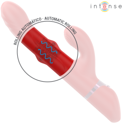 INTENSE - LELE VIBRADOR MULTIFUNCIÓN ROTATORIO and OSCILACIÓN and ESTIMULACIÓN ROJO
