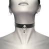 COQUETTE CHIC DESIRE - COLLAR CUERO VEGANO ACCESORIO WOMAN CASCABEL-ARO