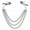 KINK - PINZAS PARA PEZONES CON TRIPLE CADENA NEGRO 20-23-28 CM