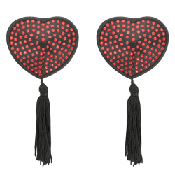 COQUETTE CHIC DESIRE - CUBRE PEZONES ROJO - NEGRO