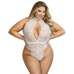 SUBBLIME - 953850 BODY DE ENCAJE BLANCO S-M