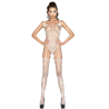 PASSION - WOMAN BS034 BODYSTOCKING BLANCO TALLA ÚNICA
