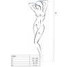 PASSION - WOMAN BS034 BODYSTOCKING BLANCO TALLA ÚNICA
