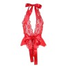 SUBBLIME - 953973 BODY SEXY CON VOLANTES CINTURÓN ROJO S-M