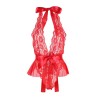 SUBBLIME - 953973 BODY SEXY CON VOLANTES CINTURÓN ROJO S-M