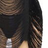 SUBBLIME - 954222 VESTIDO DE TIRAS TANGA NEGRO S-M