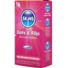 SKINS - DOTS and RIBS PRESERVATIVOS PREMIUM PACK 16