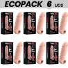 ECOPACK 6 UDS - VIRILXL EXTENSION DE PENE LIQUID SILICONE V7 NATURAL