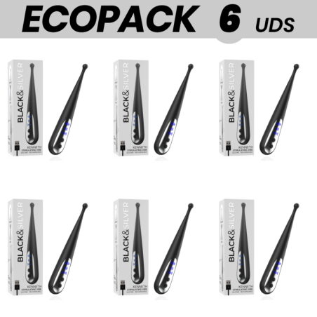 ECOPACK 6 UDS - BLACKandSILVER KENNETH STIMULATING VIBE