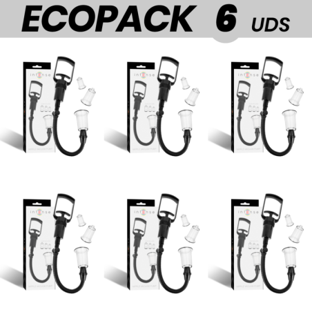 ECOPACK 6 UDS - INTENSE PUMP ONDAS ESTIMULADORAS PEZONES MUJER