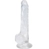 ALIVE - LUSTY PENE REALÍSTICO TRANSPARENTE 18 CM