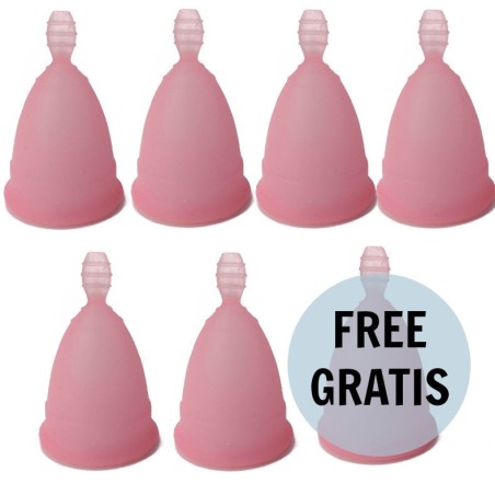 NINA KIKÍ - COPA MENSTRUAL TALLA S ROSA 6 1 GRATIS