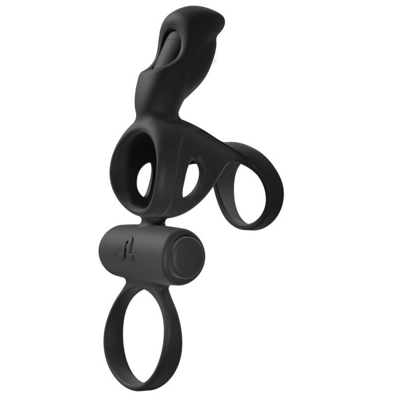 ADRIEN LASTIC - SPARTACUS ANILLO and FUNDA DE PENE CON VIBRADOR