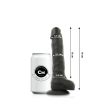 COCK MILLER - DILDO REALÍSTICO SILICONA DENSITY ARTICULABLE NEGRO 18 CM