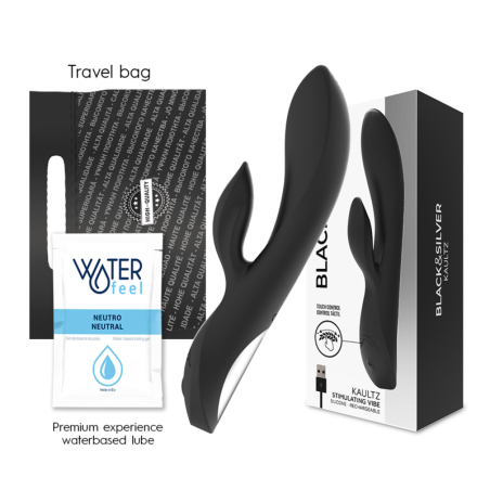 BLACKandSILVER - KAULTZ VIBRADOR CONTROL TOUCH