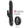 BLACKandSILVER - KENJI VIBRADOR RABBIT UP and DOWN COMPATIBLE CON WATCHME