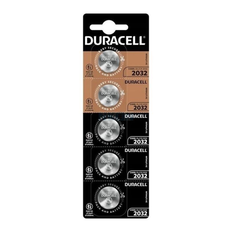 DURACELL - PILA BOTON LITIO CR2032 3V BLISTER5
