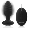BLACKandSILVER - WELLS PLUG ROTADOR ANAL SILICONA CONTROL REMOTO