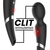 BLACKandSILVER - BECK WAND Y ONDAS ESTIMULADORAS 2 EN 1 SILICONA