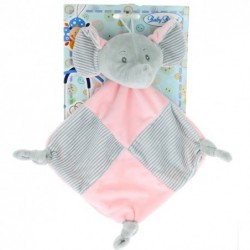 DOU DOU ELFANTE ROSA 30X30CM