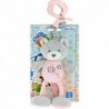 COLGADOR OSO ROSA SONIDO+SONAJERO