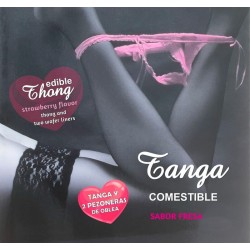 HOTFLOWERS - TANGA NIÑA WAFER Y 2 PEZONES SABOR FRESA -es-pt-es-fr-it-