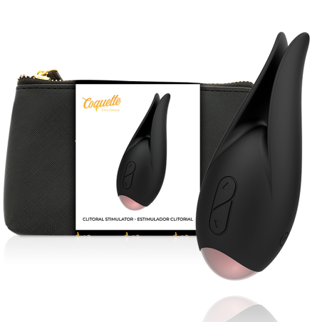 COQUETTE CHIC DESIRE - ESTIMULADOR CLÍTORIS NEGRO - GOLD FLOR