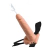 FETISH FANTASY SERIES - ARNÉS AJUSTABLE PENE REALÍSTICO CON TESTÍCULOS SQUIRTING 19 CM