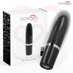 MORESSA - IVY MASAJEADOR SIMULADOR LABIAL DE VIAJE NEGRO