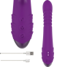 INTENSE - IGGY VIBRADOR MULTIFUNCIÓN RECARGABLE UP and DOWN CON ESTIMULADOR DE CLITORIS MORADO