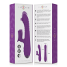 INTENSE - IGGY VIBRADOR MULTIFUNCIÓN RECARGABLE UP and DOWN CON ESTIMULADOR DE CLITORIS MORADO