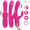 INTENSE - BRITNEY VIBRADOR MULTIFUNCIÓN RABBIT 23 CM ROSA