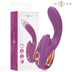 INTENSE - LALI VIBRADOR PUNTO G MULTIFUNCIÓN ESTIMULACIÓN and EMPUJE and VIBRACIÓN MORADO
