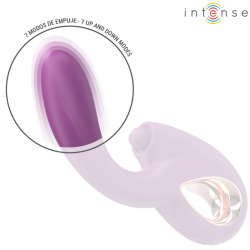 INTENSE - LALI VIBRADOR PUNTO G MULTIFUNCIÓN ESTIMULACIÓN and EMPUJE and VIBRACIÓN MORADO