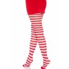 LEG AVENUE - MEDIAS DE RAYAS BLANCO-ROJO