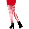 LEG AVENUE - MEDIAS DE RAYAS BLANCO-ROJO