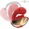 INTENSE - MARIAH VIBRADOR and ESTIMULADOR EN FORMA DE U 10 VIBRACIONES ROJO