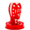 CONDOMERIE - PRESERVATIVO DECORATIVO PINTADO A MANO CORAZÓN - TE AMO MODELO 1