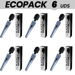 ECOPACK 6 UDS - BLACKandSILVER DEXTER MASSAGE WAND