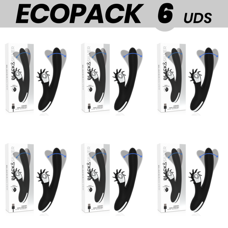 ECOPACK 6 UDS - BLACKandSILVER BUNNY GRIMM WAVE FUNCTION