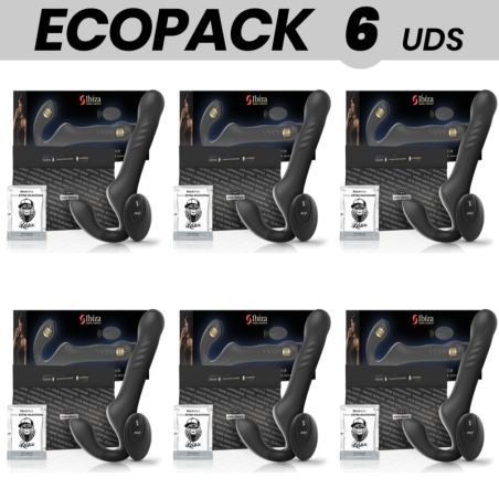 ECOPACK 6 UDS - IBIZA VIBRADOR STRAPLESS CONTROL REMOTO UP and DOWN