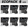 ECOPACK 6 UDS - IBIZA VIBRADOR STRAPLESS CONTROL REMOTO UP and DOWN